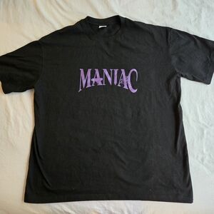 Stray Kids Maniac Purple Spiderweb Logo Tshirt sz XL